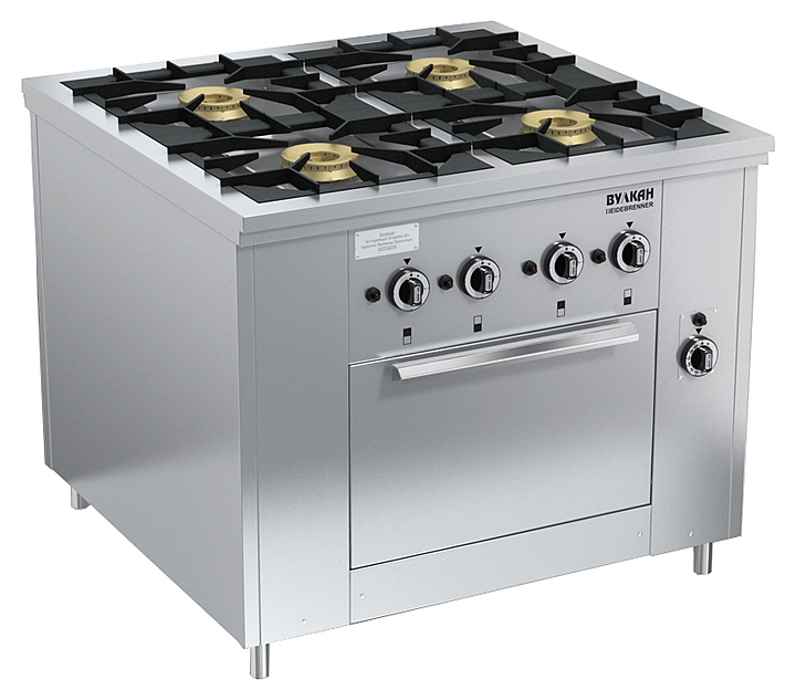 Плита газовая Вулкан ПРГ-IIA-4 ДШ Maxi